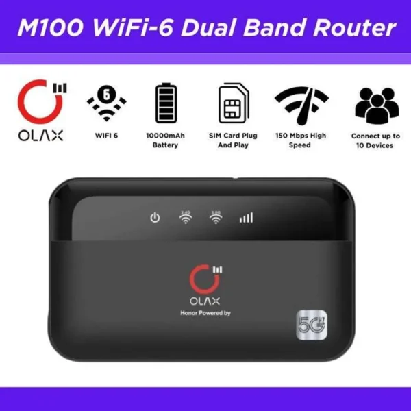 OLAX M100 Power Bank WiFi Router