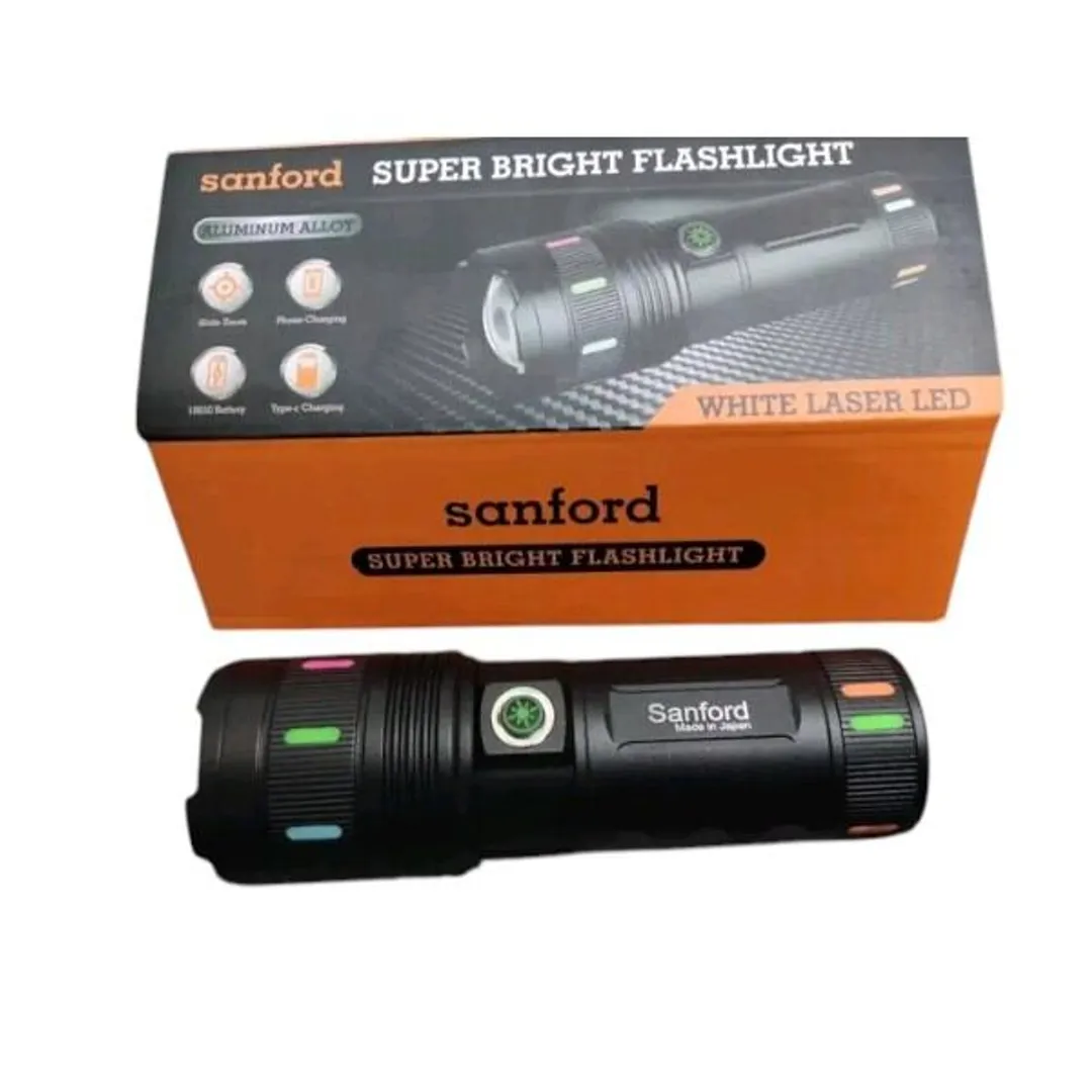 c2e5f220-e592-4d1b-8b92-e178f2724b9e High Power Super Bright Flashlight 3.7V 30000mAh - Image 1