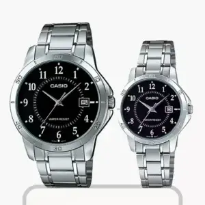 Casio Classic Black Couple Watch